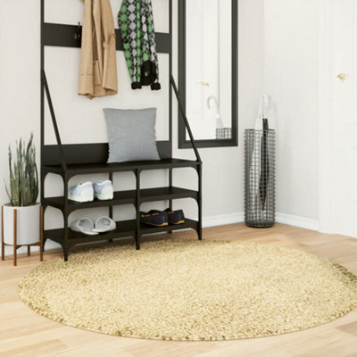 Walplus Shaggy Rug Pamplona High Pile Modern Gold 160 Cm - image 1