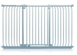 Safetots Extra Tall Elite Safety Gate, 170Cm - 179Cm, Matt Grey, Extra Tall 96.8Cm In Height, Pressure Fit Stair Gate - thumbnail 1