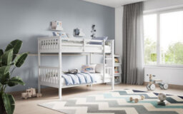 Flair Zoom Small Single Detachable Bunk Bed White - thumbnail 3
