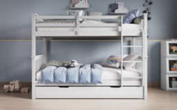 Flair Zoom Small Single Detachable Bunk Bed White - thumbnail 7