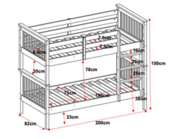 Flair Zoom Small Single Detachable Bunk Bed White - thumbnail 9