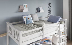 Flair Zoom Small Single Detachable Bunk Bed White - thumbnail 8