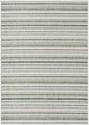 Livabliss Eagean-Global Green Ivory Off-White In- & Outdoor Rug 130 X 180 Cm Easy Care, Non Shedding - image 1