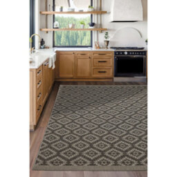 Melrose Eden Genesis Silver Indoor Outdoor Medium Area Rug 3mm Pile Height - 120/170Cm - thumbnail 1