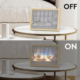 Alivio Decoration Frame Lights Christmas Wall Decoration In Warm Lights 31 X 22Cm - thumbnail 6