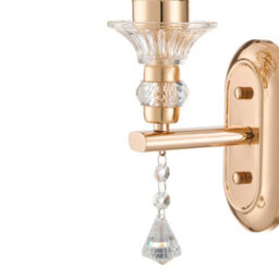 Living And Home Gold Crystal Wall Lamp, Living Room Wall Lamp, Bedside Reading Lamp,e27 - thumbnail 7