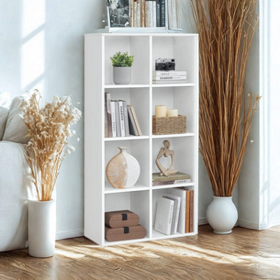 FURNOLD 8 Cube Storage Unit Bookcase Shelving Unit - image 1