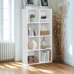 FURNOLD 8 Cube Storage Unit Bookcase Shelving Unit - thumbnail 4