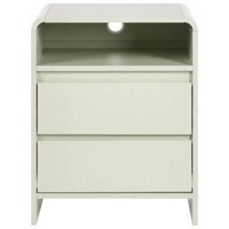 Beliani 2 Drawer Bedside Table Dorrigo Light Green - thumbnail 5