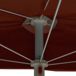 Berkfield Garden Half Parasol With Pole 180X90 Cm Terracotta - thumbnail 7