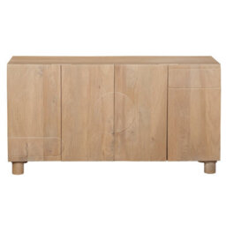 Wyld Haus Buffalo Large Natural Mango Wood 4-Door Sideboard - thumbnail 3