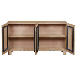 Wyld Haus Buffalo Large Natural Mango Wood 4-Door Sideboard - thumbnail 5