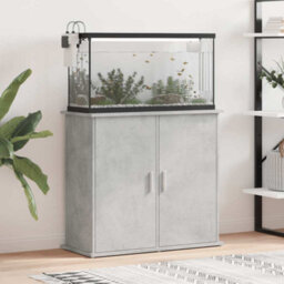 Walplus Concrete Grey Aquarium Stand 81X36X73 Cm Engineered Wood Fish Tank Cabinet - thumbnail 1
