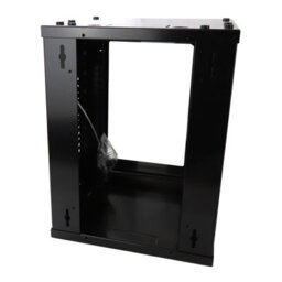 Kenable 8U Minimedia Soho Metal Wall Cabinet For 10 Inch Data Rack Mounting 300mm Deep Black - thumbnail 4