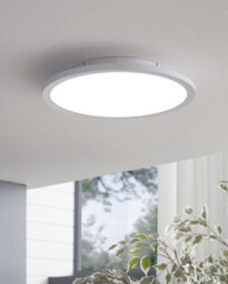 2 Pack Of 300mm Modern White Led Ceiling Lights - Slim Round Design 17W 4000K - thumbnail 3