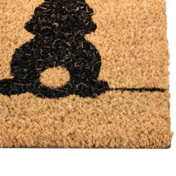 Beliani Doormat Pulian Natural 55 X 120 Cm Rabbit Coir - thumbnail 5