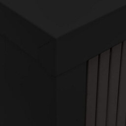 Vidaxl Sliding Door Cabinet Black 90X40X90 Cm Steel - thumbnail 8