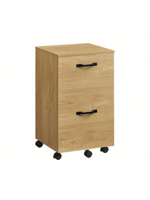 Songmics 2-Drawer Filing Cabinet,small Rolling Filing Cabinet,printer Stand,letter-Size Files,hanging File Folders,straw Yellow - image 1