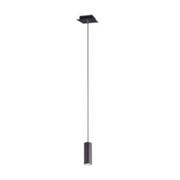 Luminosa Lighting Luminosa Marley Modern Slim Pendant Ceiling Light Black Matt - Uk Stock - thumbnail 1