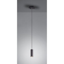 Luminosa Lighting Luminosa Marley Modern Slim Pendant Ceiling Light Black Matt - Uk Stock - thumbnail 2