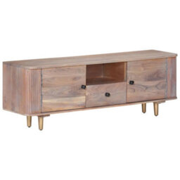 Berkfield Industrial Tv Cabinet 118X30X40 Cm Solid Acacia Wood - thumbnail 2