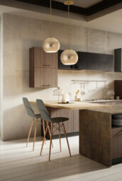 Luminosa Lighting Luminosa Vanity 3 Light Dome Pendant Ceiling Light Gold 40X33Cm - thumbnail 2
