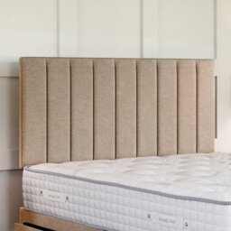 Divan Base Direct Cocktail Straw Platform Top Divan Bed Base 5Ft King Size With 2 Drawers + Florence Floor Standing Headboard - thumbnail 3