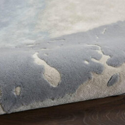 Silver Handmade Wool Handmade Luxurious Modern Optical/ (3D) Rug For Living Room And Bedroom-168Cm X 226Cm - thumbnail 5