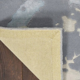 Silver Handmade Wool Handmade Luxurious Modern Optical/ (3D) Rug For Living Room And Bedroom-168Cm X 226Cm - thumbnail 4