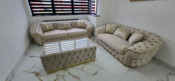 Ambassador Corner Sofa Black Velvet & Gold Detail - thumbnail 7