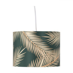 First Choice Lighting Set Of 2 Tropica - Dark Green With Gold 25Cm Pendant Or Lamp Shades - thumbnail 3