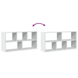 Berkfield Wall Shelf White 100X25X50 Cm Engineered Wood - thumbnail 7