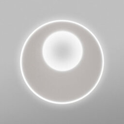 Luminosa Lighting Luminosa Krater Ceiling 40Cm Round 36W Led 3000-6000K Tuneable, 1800Lm, Remote Control White - thumbnail 2