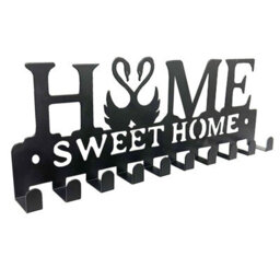 Bathroom Hook, Coat Rack, Suitable For Bathroom, Kitchen, Living Room, Toilet, Screw Installation, Swan Key Holder - thumbnail 1