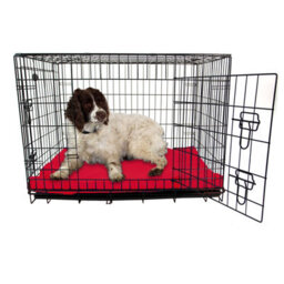 Actiaspet Red X-Large Dog Bed Cage Crate Pet Waterproof Hygienic Bedding Tough Hardwearing Cushion Mat - thumbnail 3
