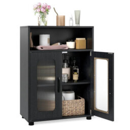 Bathroom Cabinet Freestanding Cabinet With 2 Doors - thumbnail 1