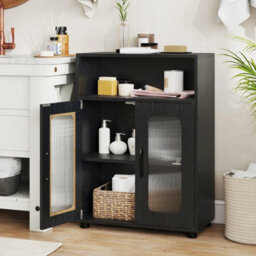Bathroom Cabinet Freestanding Cabinet With 2 Doors - thumbnail 5