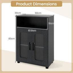 Bathroom Cabinet Freestanding Cabinet With 2 Doors - thumbnail 2