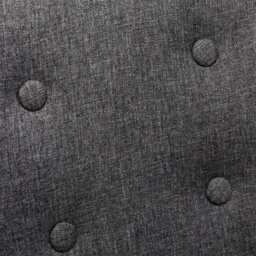 More4Homes Winslow Wing Back Occasional Bedroom Living Room Button Back Linen Fabric Accent Chair Armchair (Grey W Footstool) - thumbnail 5