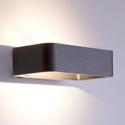 Edit Ribbon Led Outdoor Up & Down Wall Light Grey - image 1