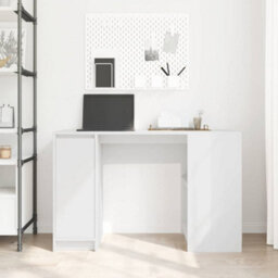 Berkfield Desk White 120X42X76 Cm Engineered Wood - thumbnail 3