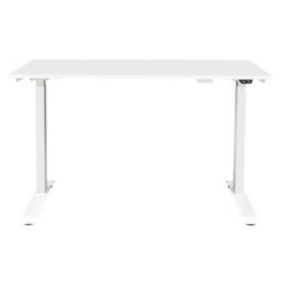 Sealey Dellonda Single Motor Ultra-Quiet Adjustable-Height Electric Sit/stand Desk - White Desktop - thumbnail 3