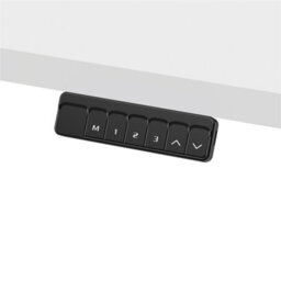 Sealey Dellonda Single Motor Ultra-Quiet Adjustable-Height Electric Sit/stand Desk - White Desktop - thumbnail 8