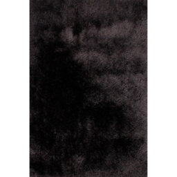 Ultimate Rug Mayfair Plain Black Rug-80Cm X 150Cm - thumbnail 3