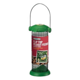 Westland Gardman Flip Top Peanut Bird Feeder Green Hanging Wild Bird Feeder With Easy Refill Lid For Garden - thumbnail 1