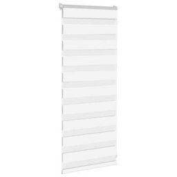 Berkfield Zebra Blind White 60X100 Cm Fabric Width 55.9 Cm Polyester - thumbnail 3