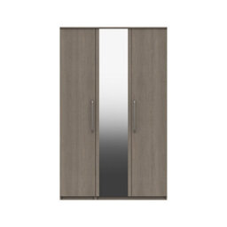 Rochester 3 Door Robe With Mirror - Grey Oak On Express Delivery And Ready Assembled - thumbnail 1