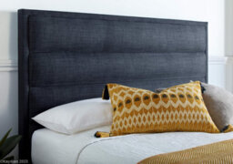 Europa Kirkby Tv Bed Frame: Upholstered Slate Grey Fabric With Hidden Tv Ottoman Storage - thumbnail 5