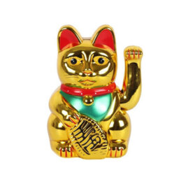 Something Different 6 Inch Gold Lucky Money Cat Figurine
