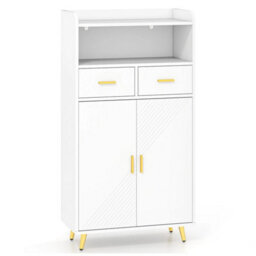 Buffet Sideboard Kitchen Storage Cabinet W/2 Doors & 2 Drawers - thumbnail 1